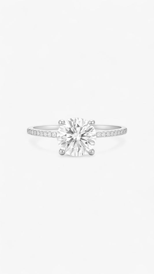 Anillo de diamantes de la realeza