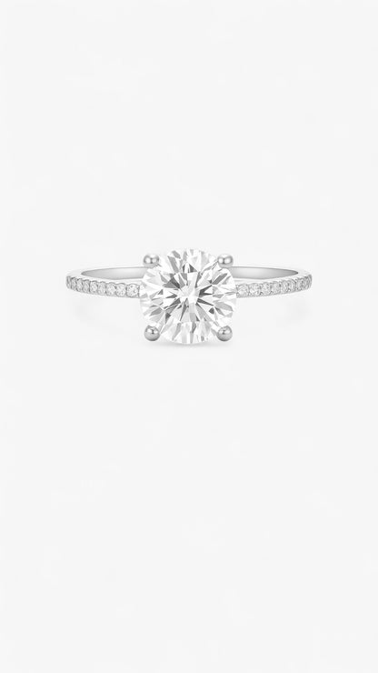 Anillo de diamantes de la realeza