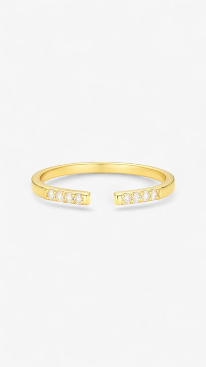 Förfinad Glittrande Ring