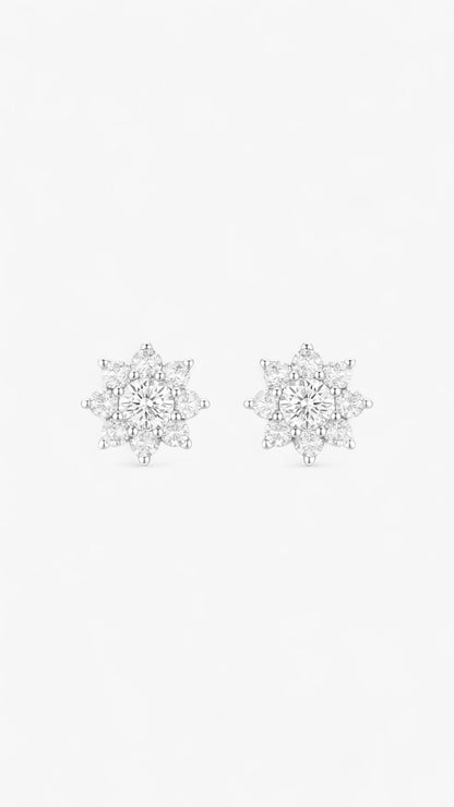 Pendientes Glamour Escarchado