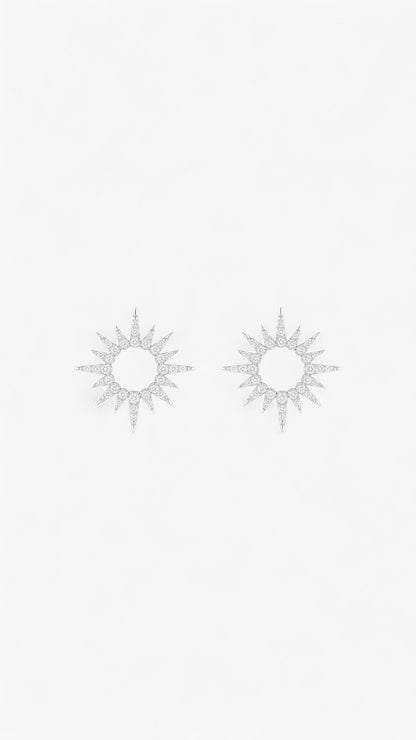 Pendientes de resplandor solar