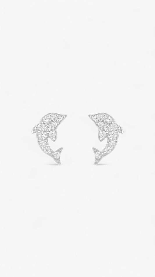 Pendientes de danza del delfín