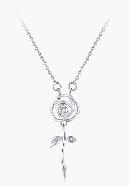 Romantic Rosette Necklace - Diamoray