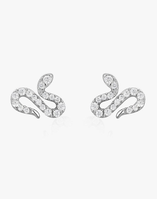 Serpentine Elegance Earrings - Diamoray