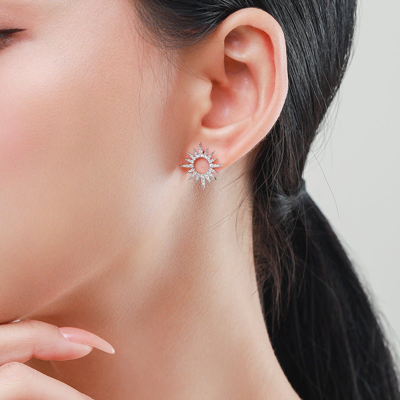 Solar Radiance Earrings - Diamoray