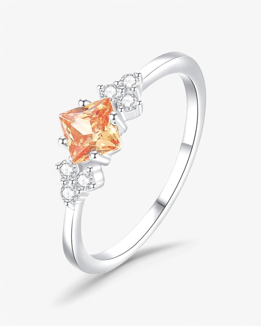 Anillo luminoso ámbar