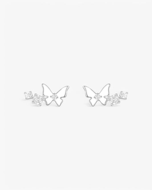 Pendientes de ballet de mariposa