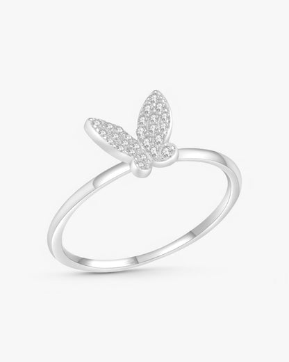 Verspielt Flügel Ring
