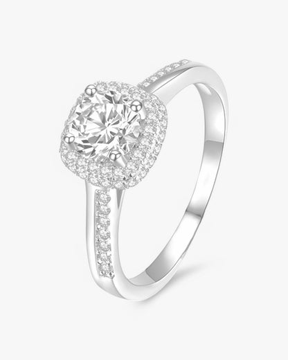 Bague en diamant majestueuse