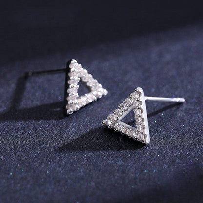 Triangular Delight Earrings - Diamoray