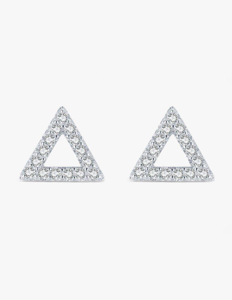 Triangular Delight Earrings - Diamoray