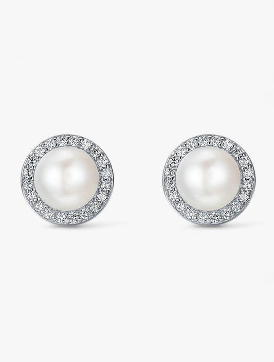 Twilight Pearl Earrings - Diamoray