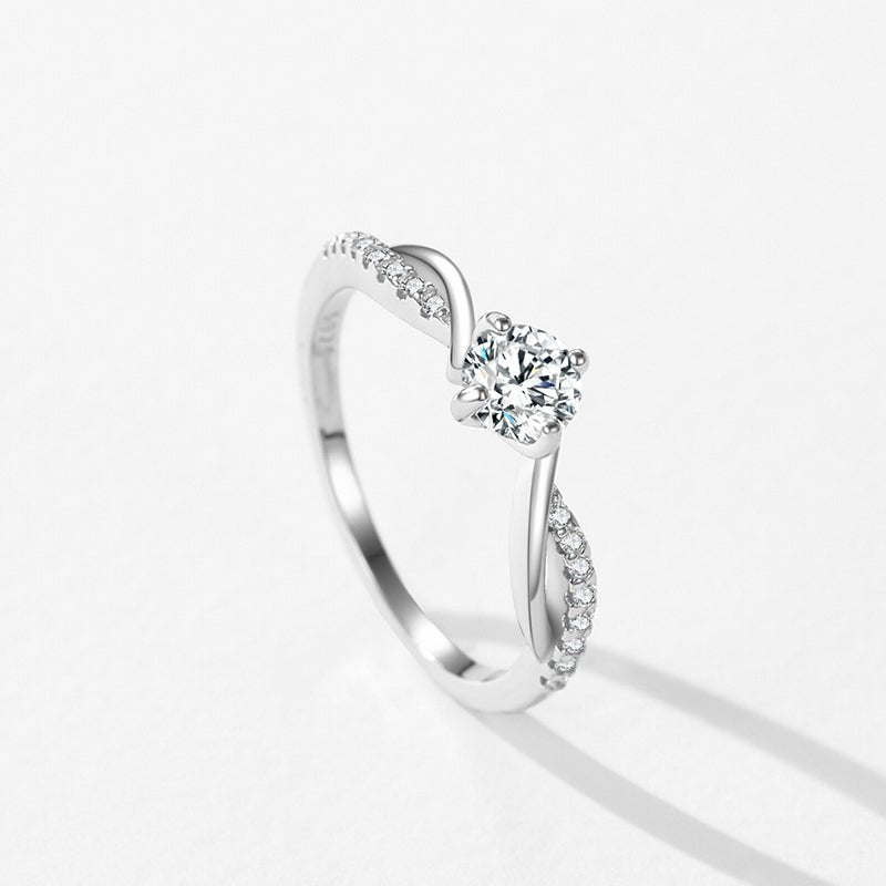 Twirling Brilliance Ring - Diamoray