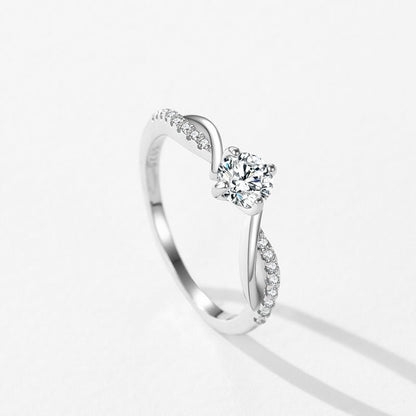 Twirling Brilliance Ring - Diamoray