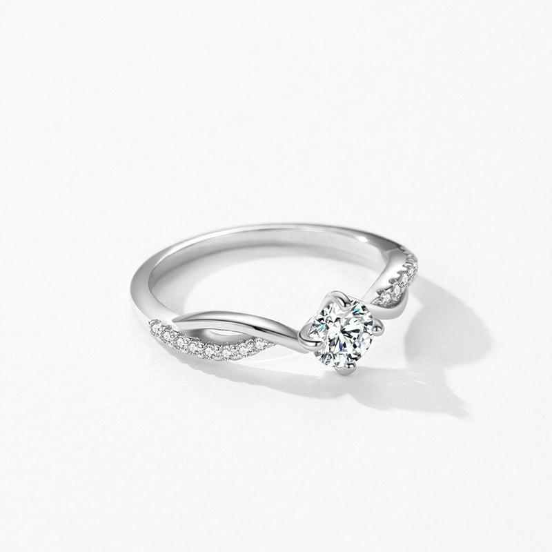 Twirling Brilliance Ring - Diamoray