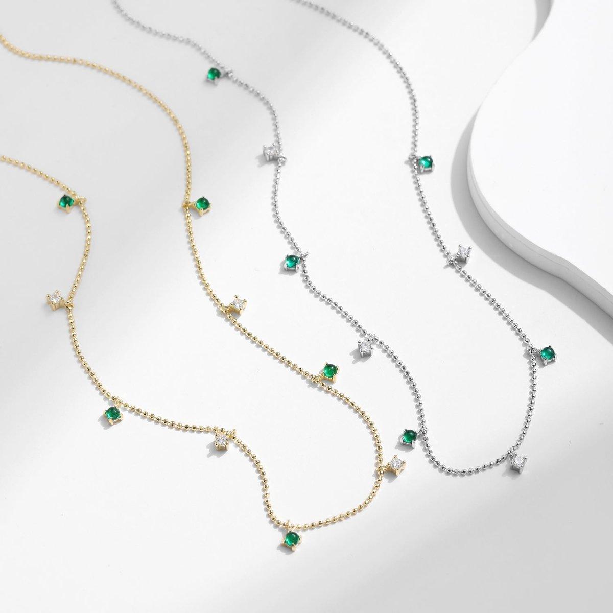 Verdant Opulence Necklace - Diamoray