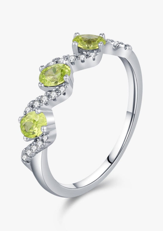 Verdant Trio Ring - Diamoray