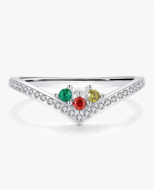 Vermilion Sunset Ring - Diamoray