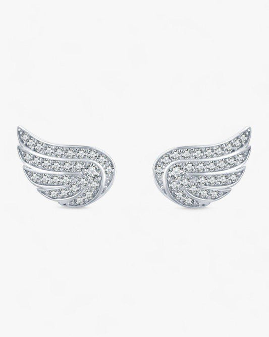 Winged Elegance Earrings - Diamoray